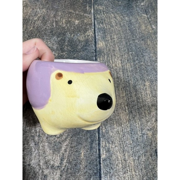 Hedgehog Small Planter, Jar, Caddy, Purple! - Picture 4 of 11